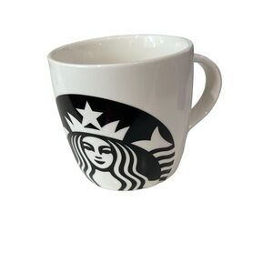 Starbucks 14 Ounce Coffee mug Siren Mermaid  Mug White Ceramic Barrel 2017